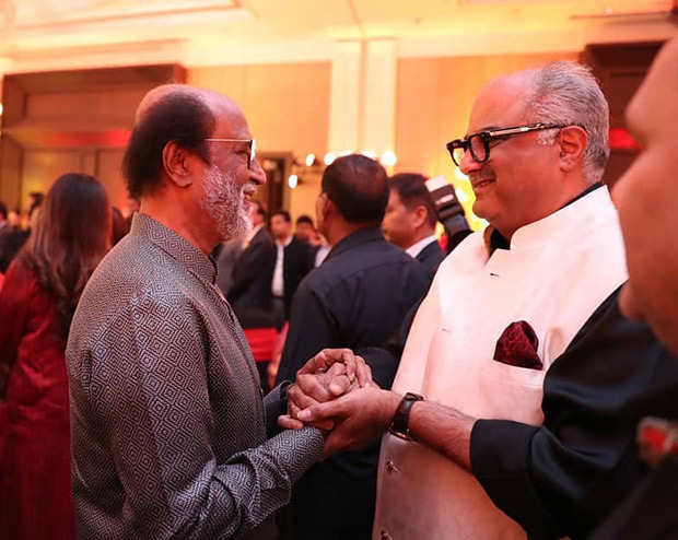 Kajol, Boney Kapoor and other celebrities attend the high profile wedding of Soundarya Rajinikanth and Vishagan Vanangamudi