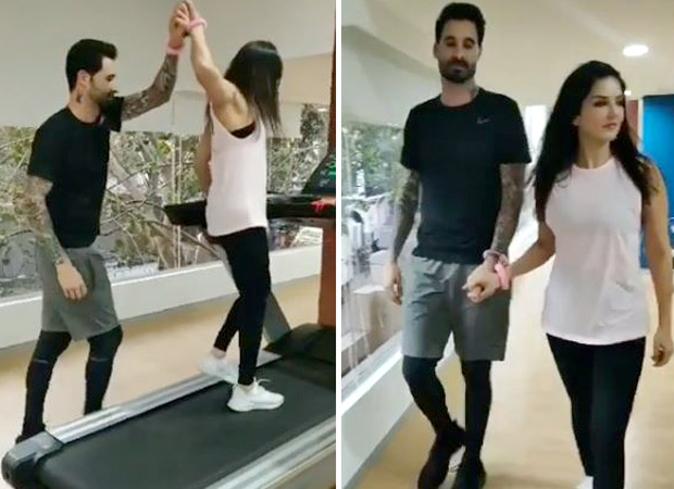 Watch Sunny Leone takes up the handcuff challenge with Daniel Weber and the actress EXCELS it!