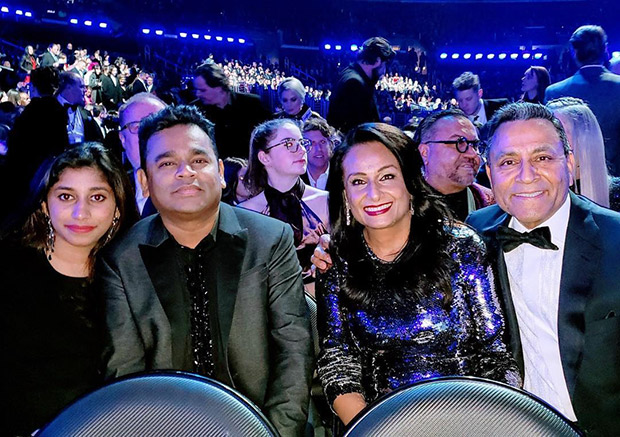 GRAMMY AWARDS - A R Rahman and daughter Raheema Rahman attend the prestigious award ceremony in Los Angeles