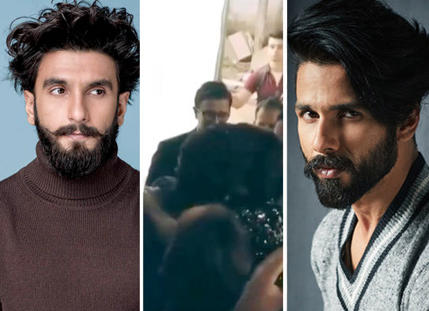WATCH: Alauddin Khilji Ranveer Singh hugs it out with Rawal Ratan Singh Shahid Kapoor in this video and it is PERFECT! 