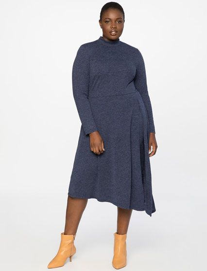 23 turtleneck dresses that strike the perfect balance between cute & cozy