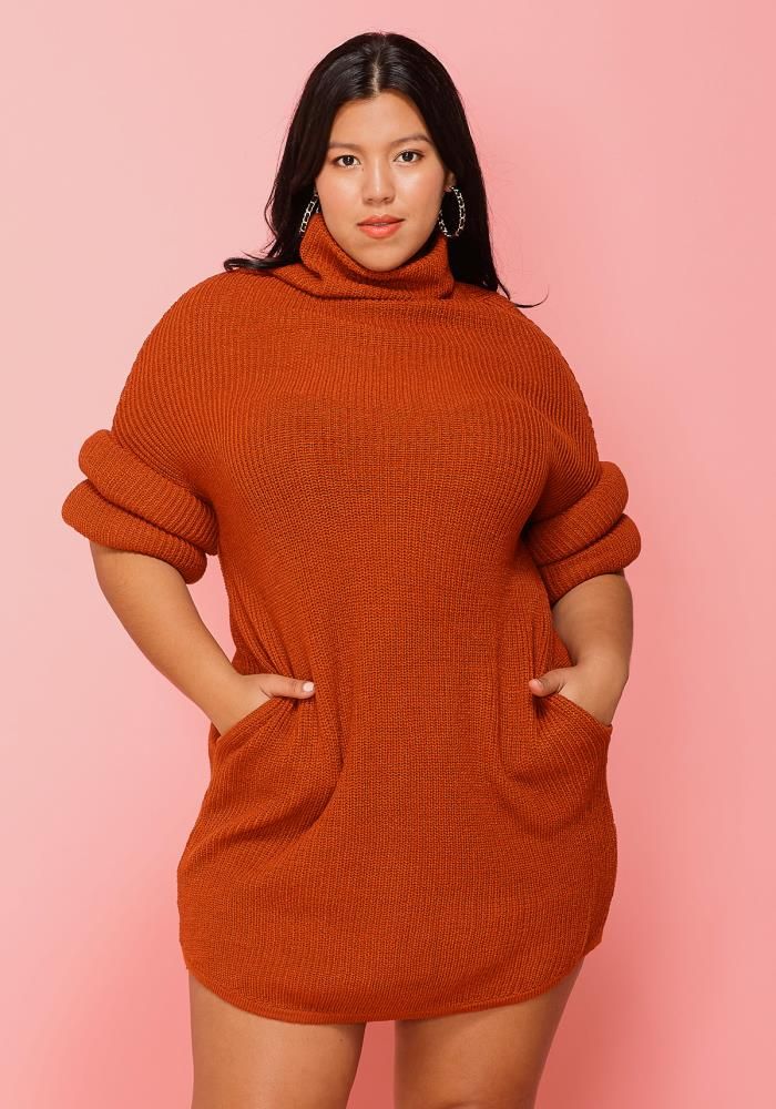 23 turtleneck dresses that strike the perfect balance between cute & cozy