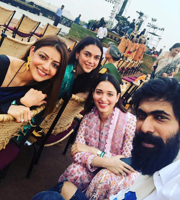 Bahubali actors Rana Daggubati and Tamannaah Bhatia celebrate Mahashivratri with Kajal Aggarwal and Aditi Rao Hydari