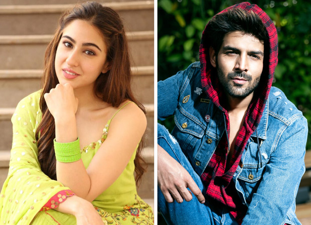 leaked! sara ali khan and kartik aaryan share a steamy kiss for love aaj kal 2? watch video