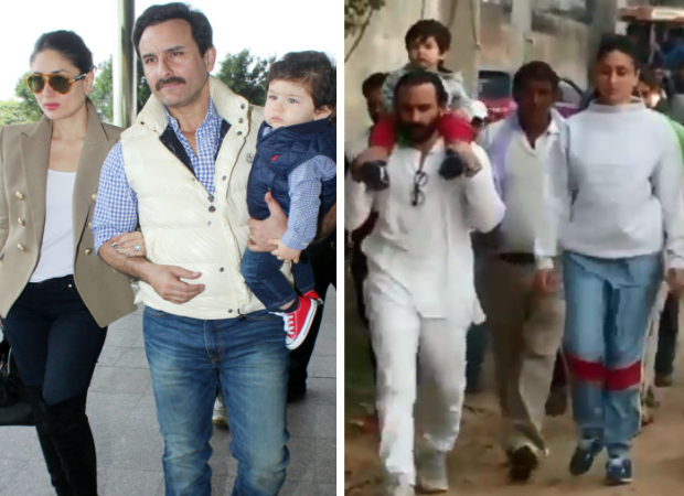 Taimur Ali Khan visits Ghosi Purna village in Meerut with parents Saif Ali Khan and Kareena Kapoor Khan