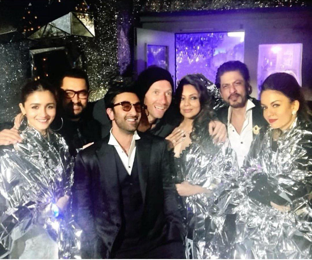 This photo of Alia Bhatt, Ranbir Kapoor, Shah Rukh Khan, Aamir Khan in one frame with Coldplay's Chris Martin is going viral 