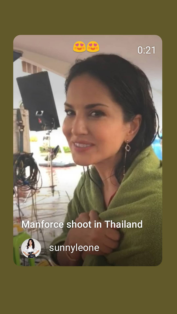 BTS: Sunny Leone shoots for the condom brand Manforce in Thailand [see photo]