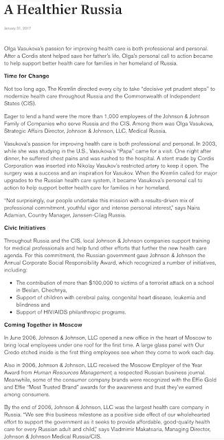 Russia Corporate America Profits Politics,