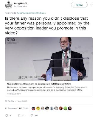New York Times Anti Maduro Bias,