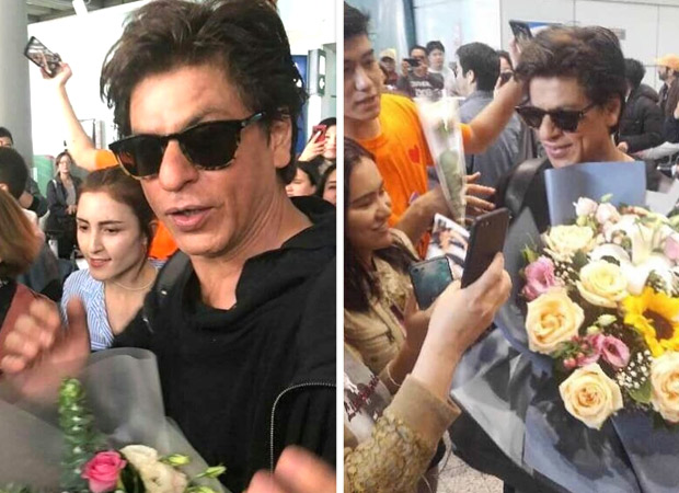 Shah Rukh Khan gets mobbed in China and here’s how he reacted to it [watch videos]