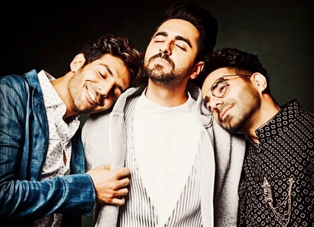 The bromance between Kartik Aaryan, Ayushmann Khurrana, and Aparshakti Khurrana is unmissable!