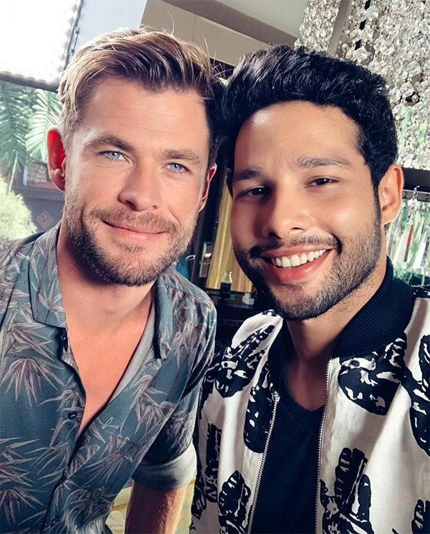 Desi Men In Black: International agent Siddhant Chaturvedi meets Agent H aka Chris Hemsworth in Bali