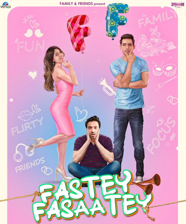 fastey fasaatey trailer out: modern day youngsters aakash, anisha and dev get caught in a traditional family web