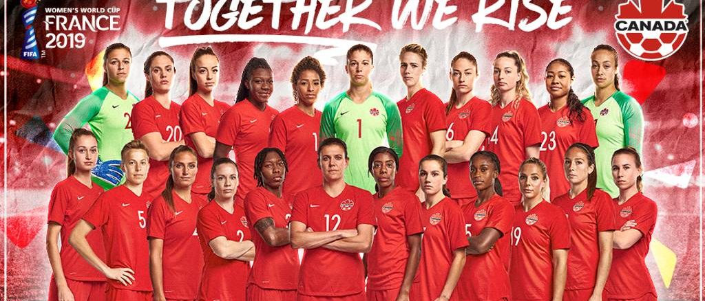 Canada Soccer fIFA Women’s World Cup France 2019 team,
