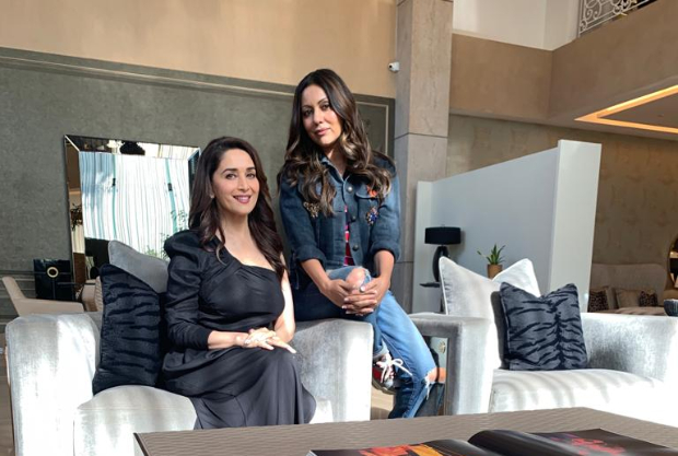 PHOTOS: Gauri Khan gets a visit from her favourite actress Madhuri Dixit