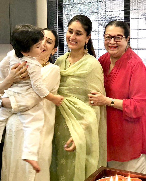 Karisma Kapoor shares this adorable photo featuring ‘strong moms’ Kareena Kapoor Khan, Babita as well as her nephew Taimur Ali Khan