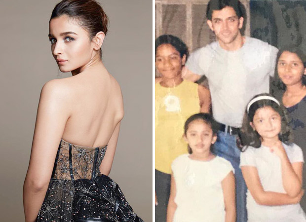 Can you spot Alia Bhatt in this THROWBACK photo with Hrithik Roshan? 