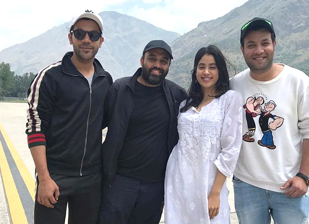 PHOTO Janhvi Kapoor and Rajkummar Rao are happy souls on the sets of RoohiAfza