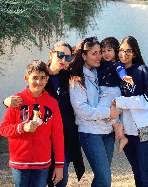 PHOTOS: Karisma Kapoor and her kids Samaira and Kiaan Raj join Kareena Kapoor Khan and Taimur Ali Khan in London