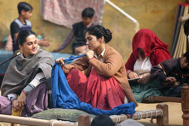 BTS: Taapsee Pannu and Bhumi Pednekar show us why they are perfect as Revolver Daadis in these photos from the sets of Saand Ki Aankh! 
