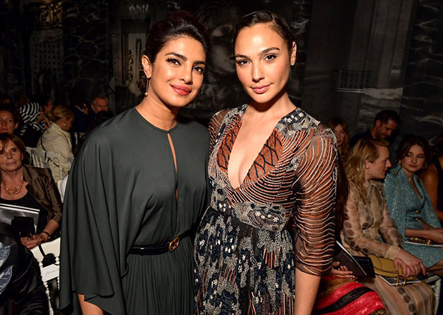 GORGEOUS BEAUTIES! Priyanka Chopra meets Wonder Woman Gal Gadot at Paris Fashion Week