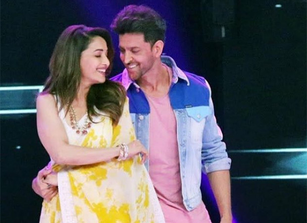 hrithik roshan’s gush post for madhuri dixit from the sets of dance deewane is all love (see pic)