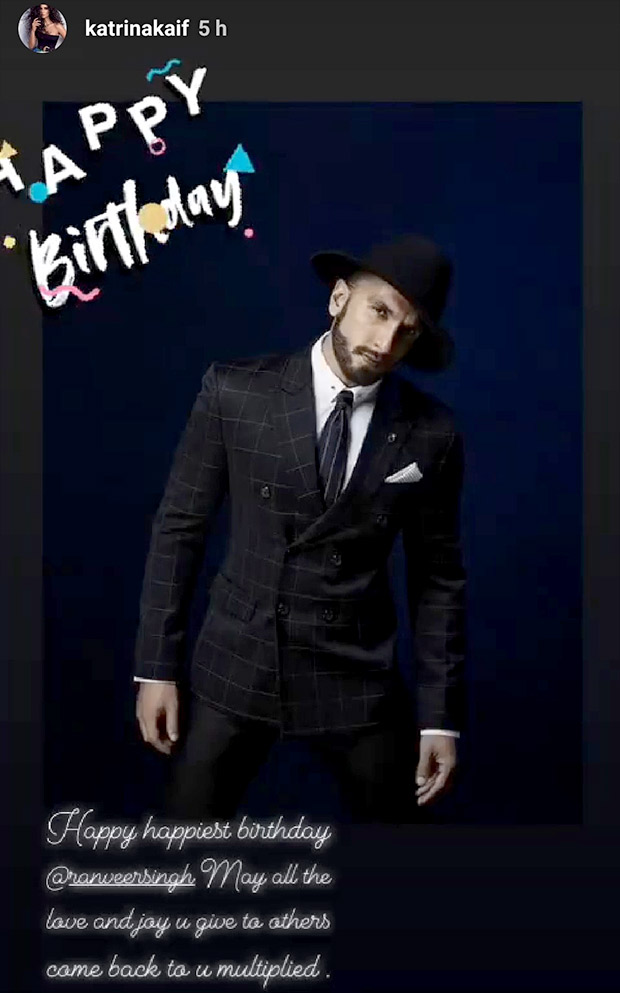 Happy Birthday Ranveer Singh: Bollywood's Simmba receives lovely wishes from Alia Bhatt, Katrina Kaif, Sonakshi Sinha among others