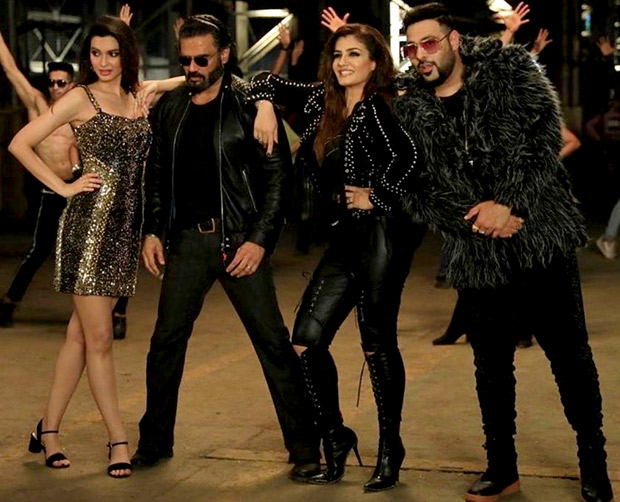 khandani shafakhana: suniel shetty and raveena tandon reunite alongside diana penty & badshah for ‘sheher ki ladki’