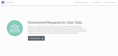 Facebook Government Your Personal Data,