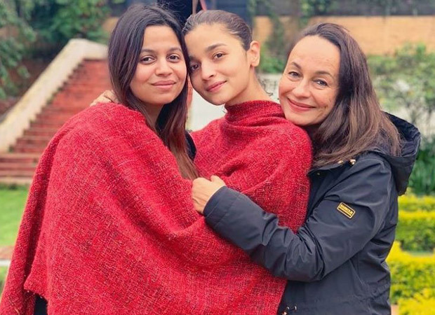 Snuggle Bugs Alia Bhatt posing with mother Soni Razdan and sister Shaheen Bhatt is your daily dose of cuteness!