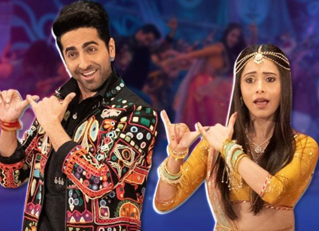 After 'Radhe Radhe' song launch, Nushrat Bharucha shares a video of Ayushmann Khurrana transforming into Dream Girl