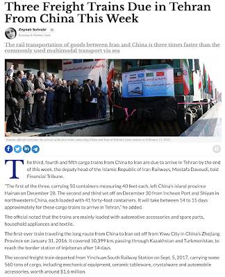 China's Infrastructure Investment Iran Winning Hearts Minds,