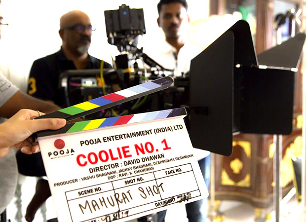 Varun Dhawan’s mother gives the mahurat clap for Coolie No 1 remake