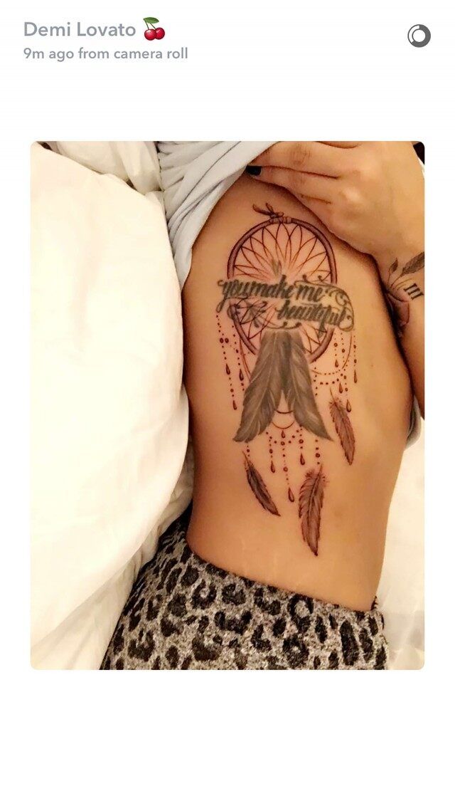 Demi Lovato Huge Tattoo Collection,