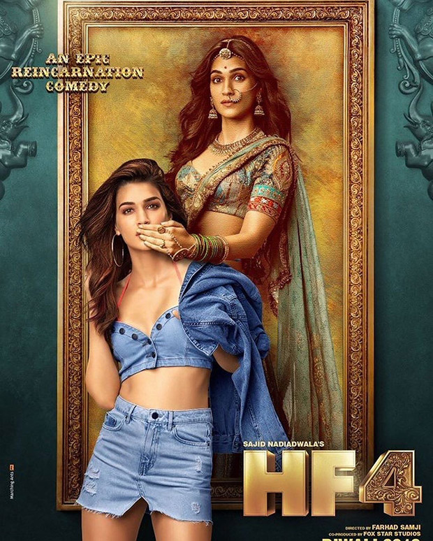 Kriti Sanon looks dreamy as Rajkumari Madhu and Kriti from London in these posters of Housefull 4!