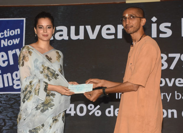 Kangana Ranaut donates Rs. 42 lakhs to Isha Foundation’s Cauvery Calling initiative