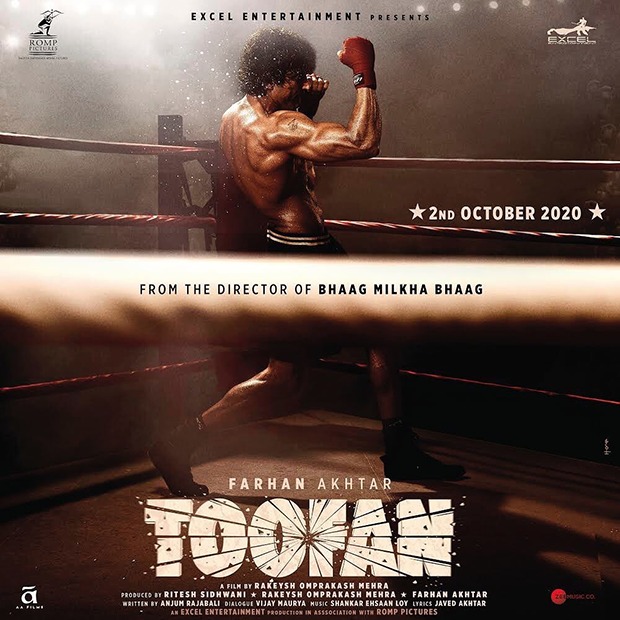 TOOFAN FIRST LOOK Farhan Akhtar transforms into a boxer; film to release on October 2, 2020