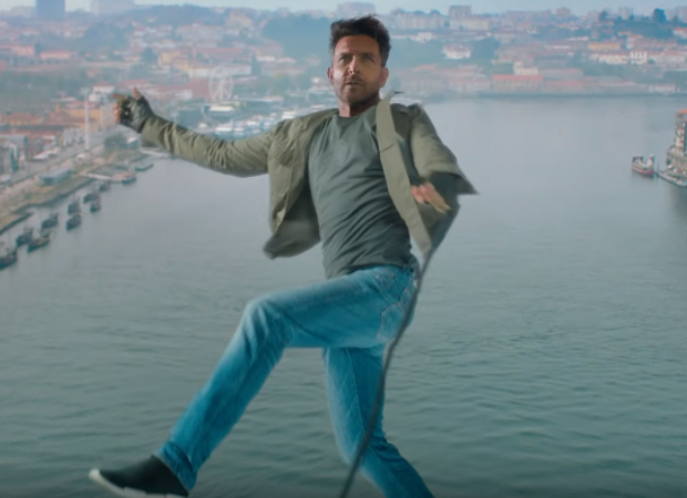 WAR: Hrithik Roshan performs daredevil stunt by jumping off a 300 feet bridge in Porto