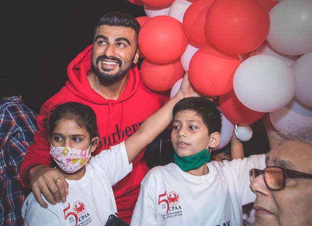 arjun kapoor marks world rose day with cancer-stricken children