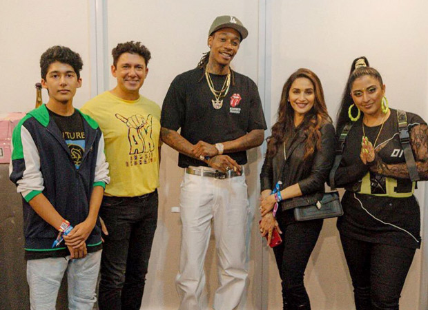 Madhuri Dixit has a fan-girl moment with American rapper Wiz Khalifa