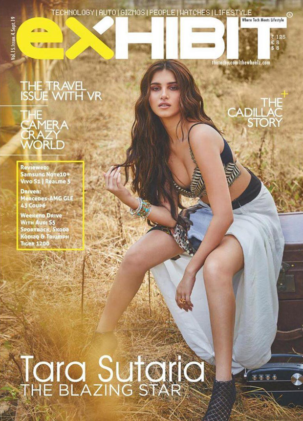 tara sutaria oozes hotness on the latest cover of exhibit magazine