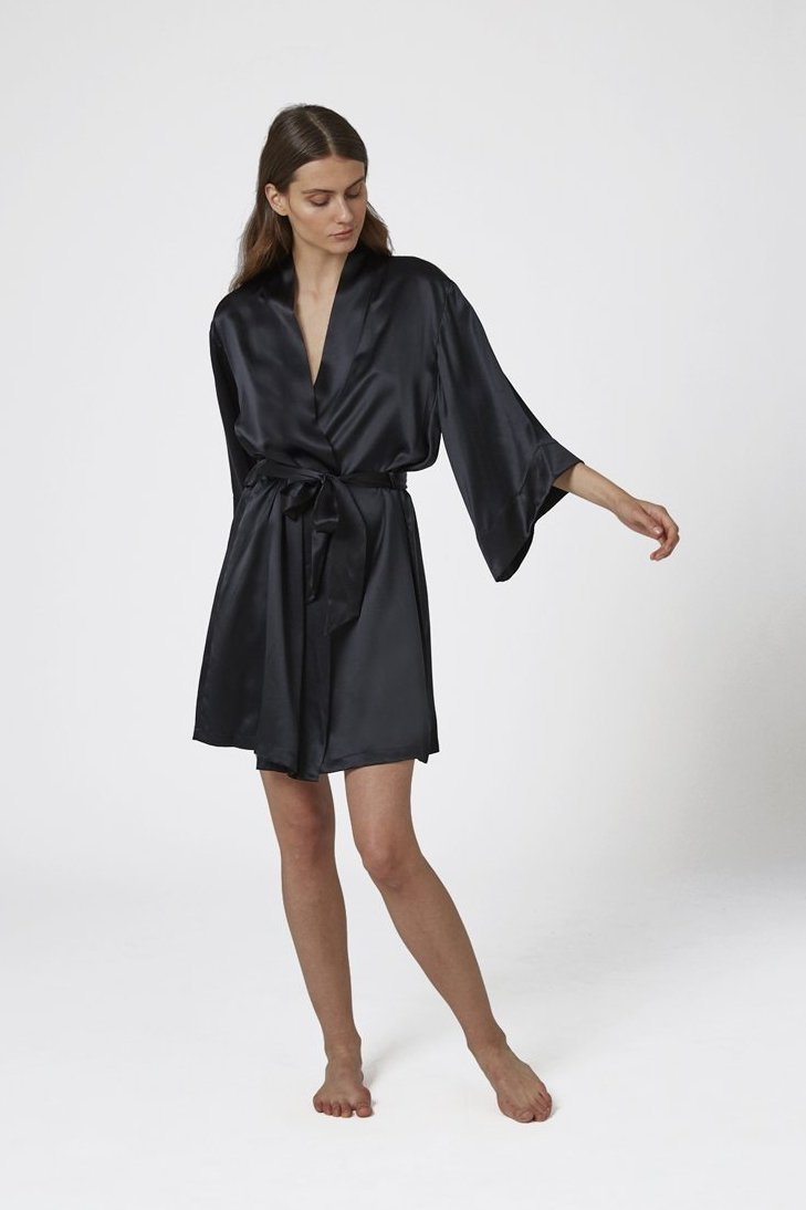f&f silky robe