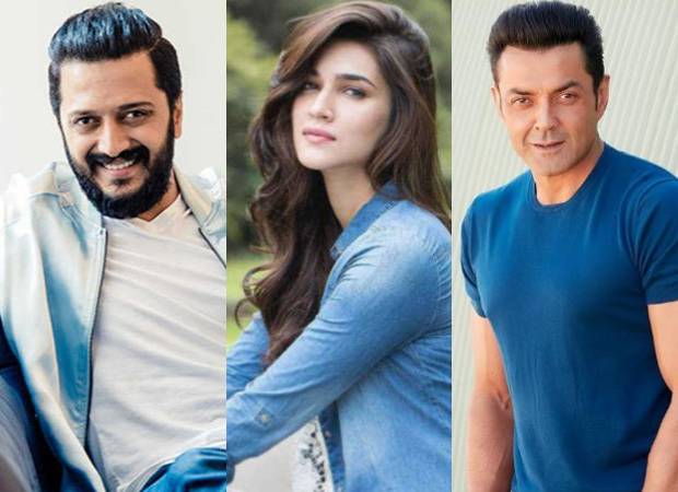 Watch: Housefull 4 cast Riteish Deshmukh, Bobby Deol and Kriti Sanon discuss their box-office expectations