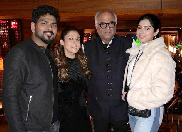 Boney Kapoor and Khushi Kapoor reunite in New York along with actress Nayanthara