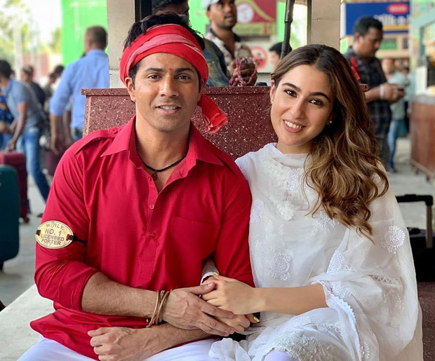 Coolie No 1: Varun Dhawan and Sara Ali Khan make an adorable pair in this new photo