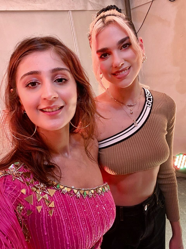  Dhvani Bhanushali shares stage with global icons Katy Perry and Dua Lipa!