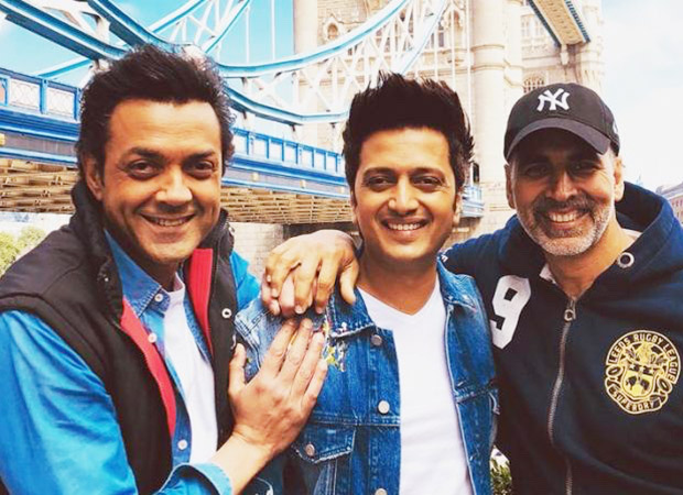 Housefull 4 Akshay Kumar, Riteish Deshmukh, and Bobby Deol dance on Bala in this BTS video and it is hilarious