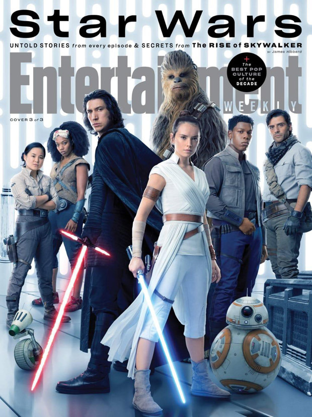 Star Wars: The Rise of Skywalker cast feature on special Entertainment Weekly covers