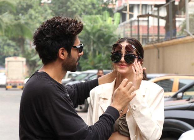 pictures: kartik aaryan and ananya panday get their off-screen fun on!