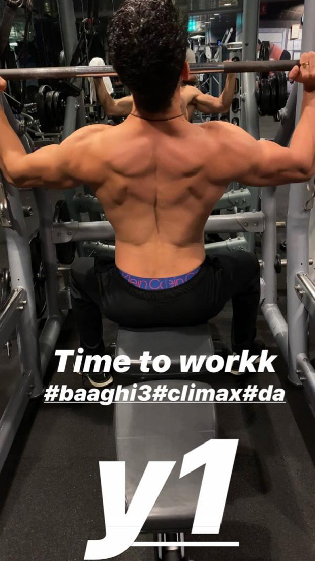 baaghi 3: tiger shroff flaunts his bare bod as he preps for the climax